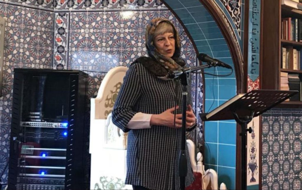 Theresa May Hijab