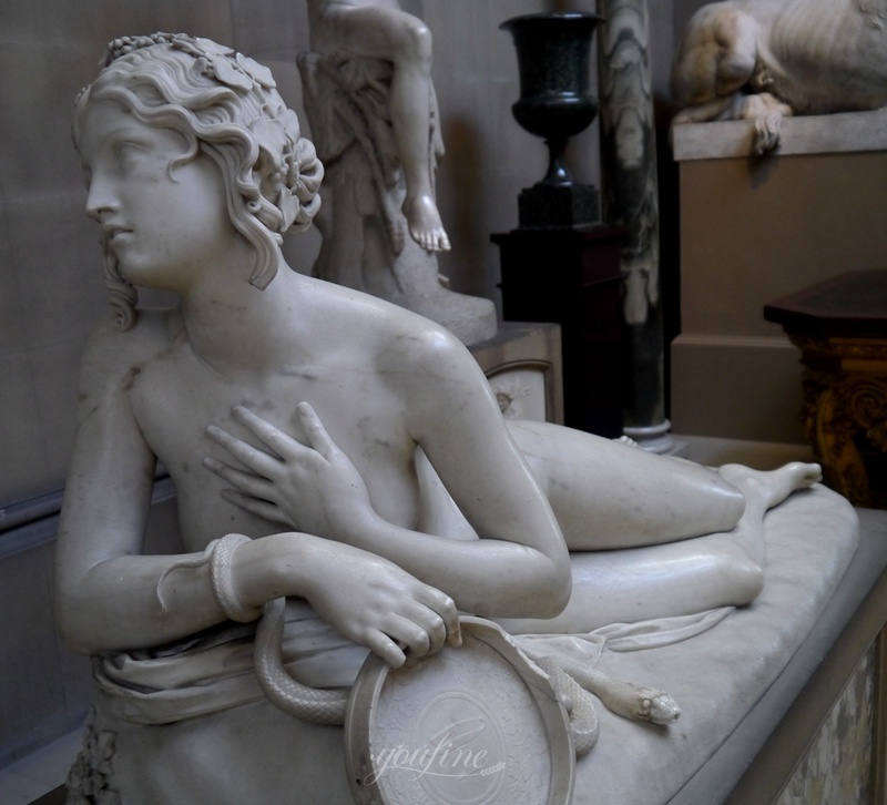 Lorenzo Bartolini marble sculpture young woman